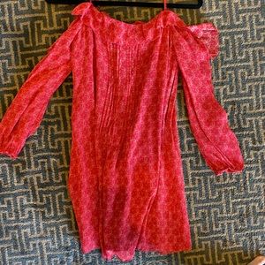 Sanctuary Penelope Off the Shoulder Ruffled Dress